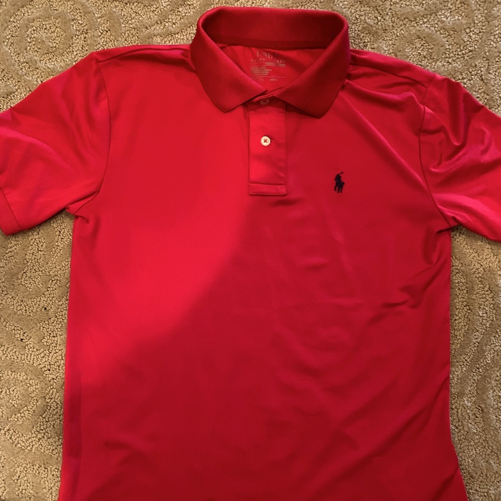Red Polo by Ralph Lauren boys 10-12.